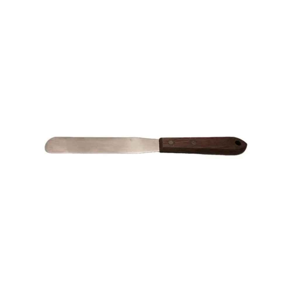 Wilton Icing Spatula 10 in Stainless Steel Blade with Wooden Handle Silver